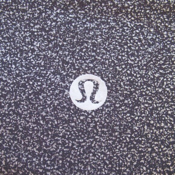 Lululemon Train Times 7/8 Pant 25" Luminosity Foil Print Black Silver  Black - Picture 10 of 11